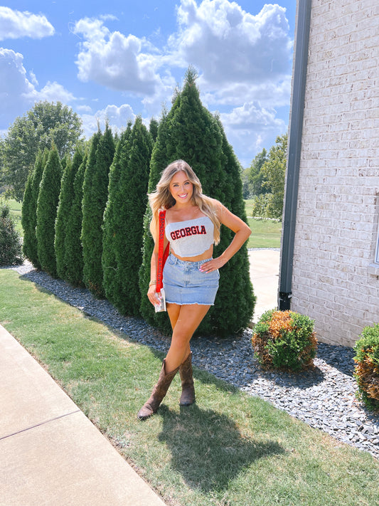 Game Day top- Georgia