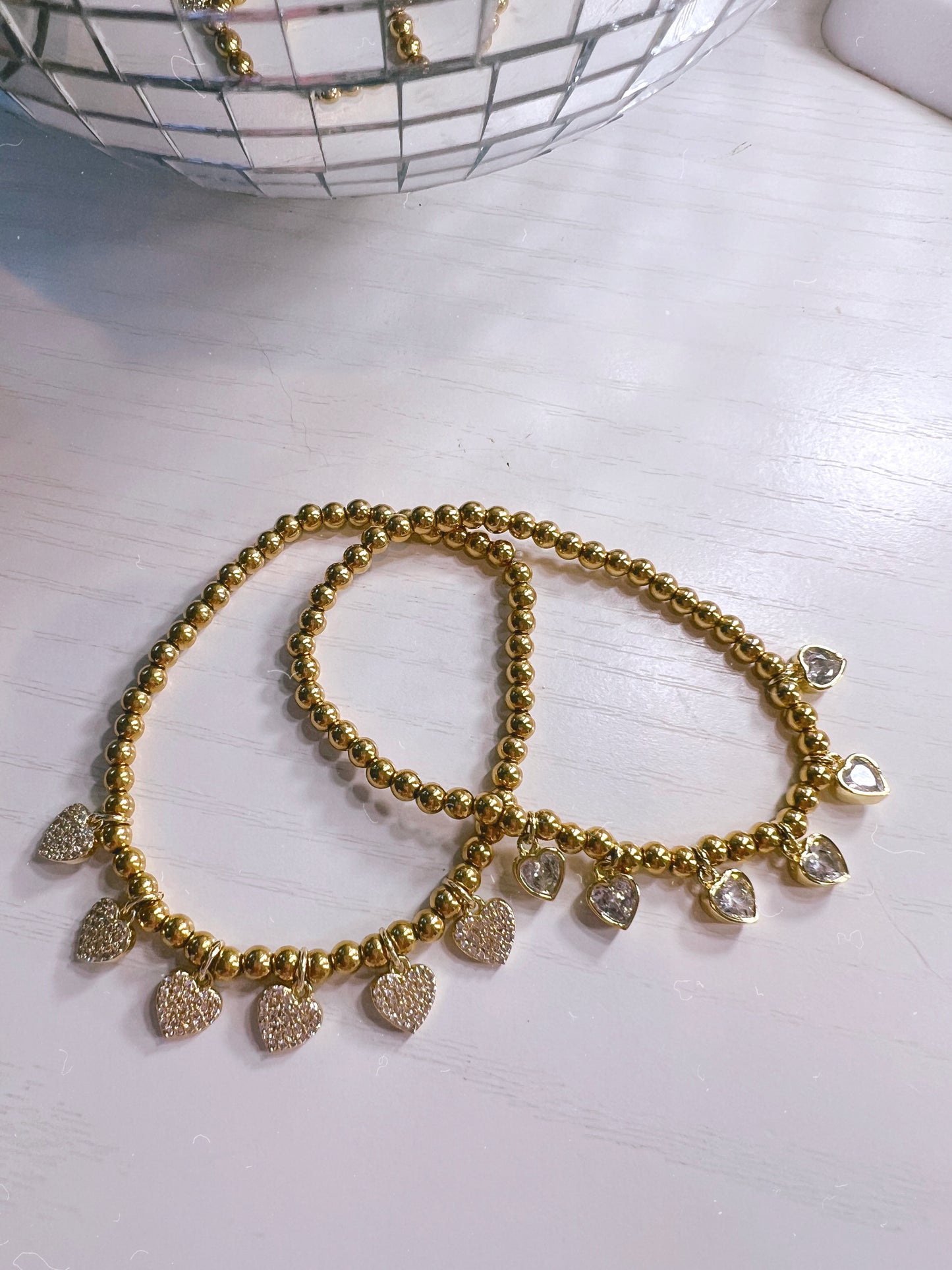 Gold Heart filled bracelet