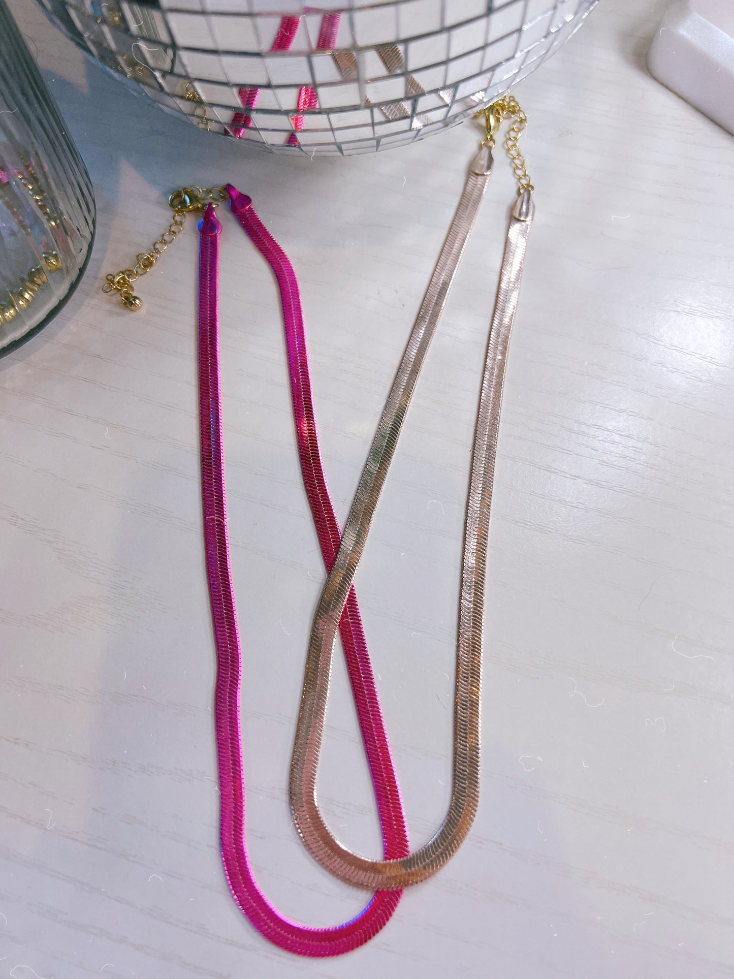 Pink chain